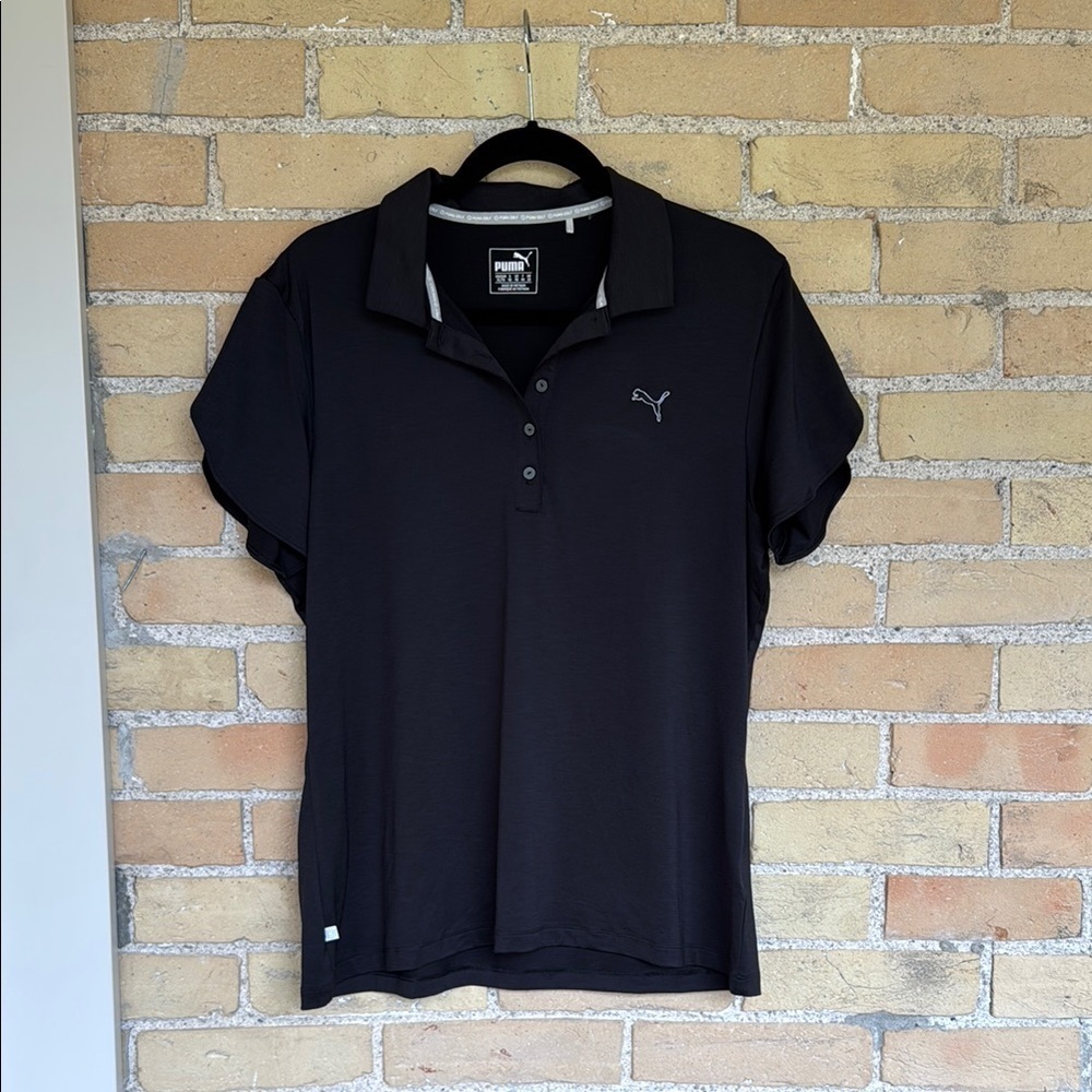Puma Black Polo Golf Shirt